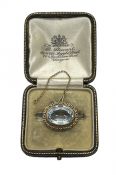 Vintage Aquamarine Brooch