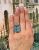 Vintage Aquamarine and Diamond Ring