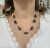 Vintage Baroque Black Tahitian Pearl Necklace