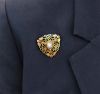 Vintage Blue and Pink Sapphire Brooch