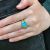 Vintage Opal and DIamond Ring