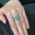 Vintage Opal and DIamond Ring