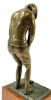 Vintage Bronze Lady's Golf Trophy