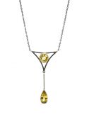 Vintage Citrine Necklace