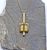 Vintage Citrine Pendant and Curb Chain