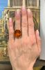 Vintage Citrine Solitaire Ring