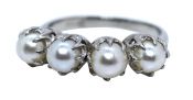 Vintage Cultured Pearl Ring