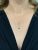Vintage Diamond Bar Pendant and Fine Cable Chain