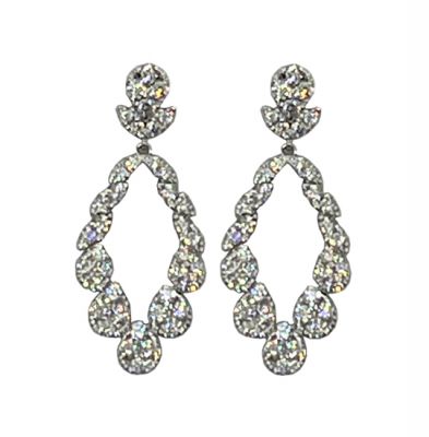 Vintage Diamond Drop Earrings