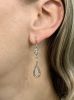 Vintage Diamond Drop Earrings