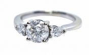 Vintage 1.22ct Diamond 14kt Engagement Ring