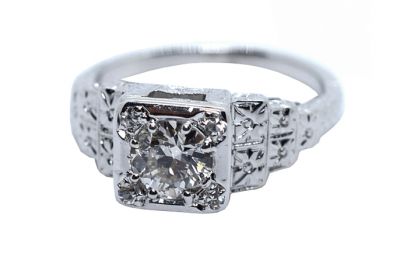 Vintage Diamond Engagement Ring