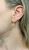 Vintage Diamond Fancy Hoop Earrings
