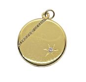 Vintage Diamond 18kt Locket