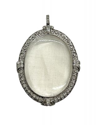 Vintage Diamond Locket Pendant