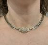 Vintage 2.93ct Diamond Necklace in 9kt Yellow Gold