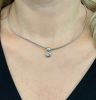 Vintage Diamond Pendant and Popcorn Chain
