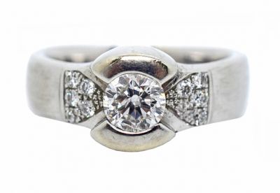 Vintage 0.53ct Diamond 14kt Ring