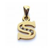 Vintage Diamond 'S' Pendant