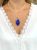 Vintage Diamond Seed Pearl Enamel Necklace Pendant