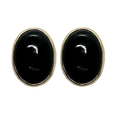 Vintage Diopside Stud Earrings