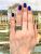 Vintage Diopside and Diamond Ring
