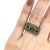 Vintage Diopside and Diamond Ring