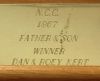 Vintage Father & Son Golf Trophy Presented 1967