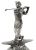 Vintage Figural Golf Trophy Dated 1959
