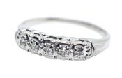 Vintage Five Diamond Ring