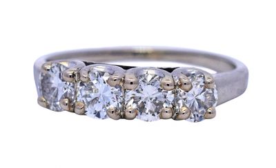 Vintage Four Diamond Ring