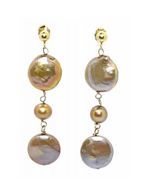 Vintage Freshwater Pearl Drop Earrings