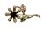 Vintage Garnet Floral Pendant and Brooch