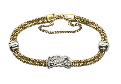 Vintage Italian Diamond Bracelet