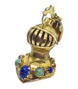 Vintage Knight's Helmet Pendant