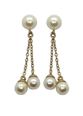 Vintage Pearl Drop Earrings