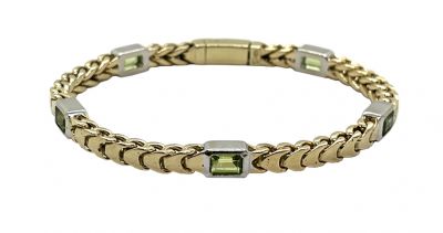 Vintage Peridot Bracelet