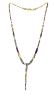 Vintage Peridot Tourmaline and Topaz Necklace