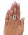 Vintage Prasiolite and Diamond Ring