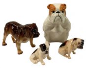 Vintage Royal Doulton English Bulldogs