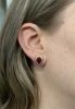 Vintage Ruby and Diamond Earrings