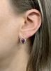 Vintage Ruby and Diamond Earrings