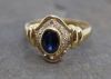 Vintage Sapphire and Diamond Ring