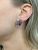 Vintage Spinel and Diamond Earrings 