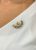 Vintage Star and Crescent Moonstone Brooch