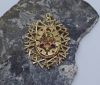 Vintage Synthetic Multi Gemstone Pendant