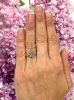 Vintage Tanzanite and Diamond Ring