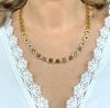 Vintage Topaz and Diamond Necklace