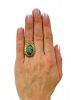 Vintage Turquoise Solitaire Ring
