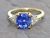 Estate Sapphire and Diamond Ring
